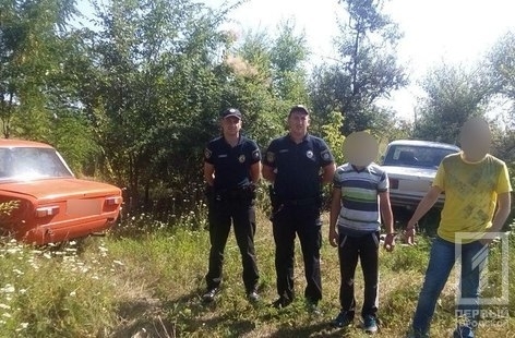 Криворожские полицейские нашли угнанные Криворожские полицейские нашли угнанные
