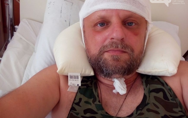 Раненый криворожский волонтер Сергей Поддубняк планирует вернуться в зону АТО Фото № 2 Раненый криворожский волонтер Сергей Поддубняк планирует вернуться в зону АТО Фото № 2