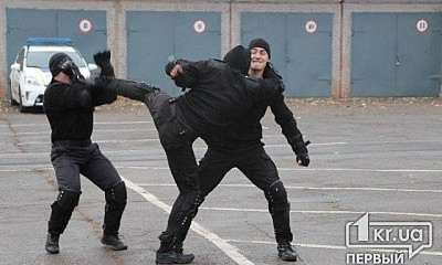 Патрульные Кривого Рога продемонстрировали свои умения