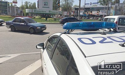 ДТП в центре города: не разминулись две иномарки