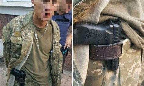 В Кривом Роге задержали посетителя ювелирного магазина с пистолетом