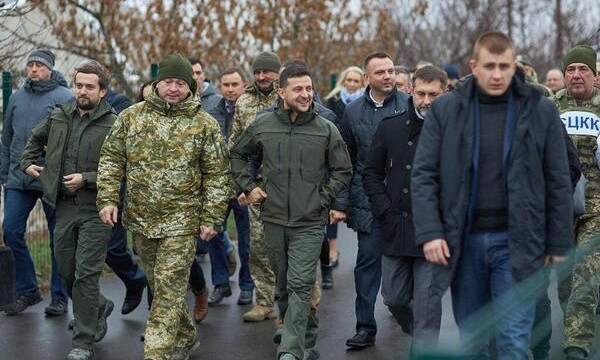 Владимир Зеленский похвастался мостом в Станице Луганской (ВИДЕО)