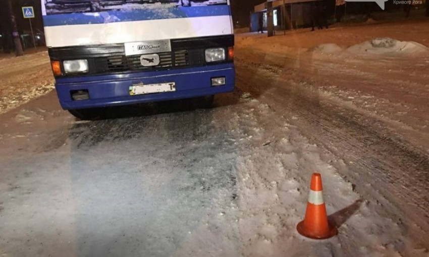 Криворожанку на пешеходном переходе сбил автобус