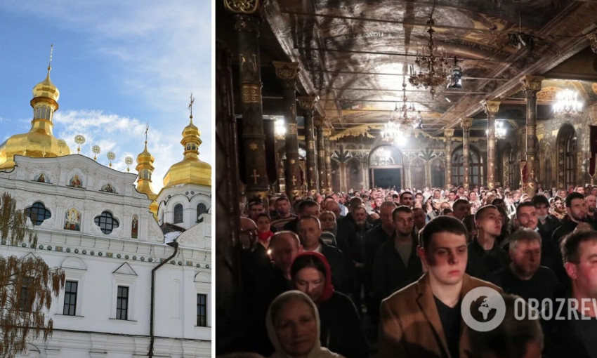 В Киево-Печерской лавре прихожане УПЦ МП "свято" нарушали карантин (ФОТО)