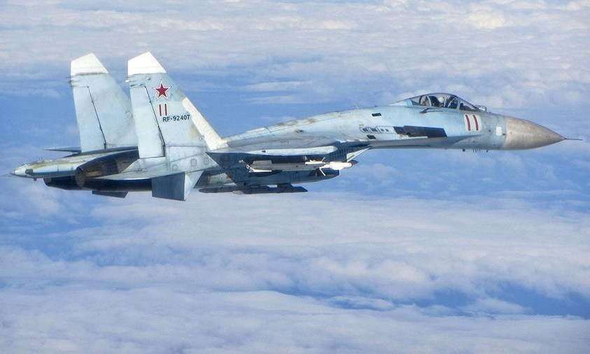В Черное море упал российский истребитель