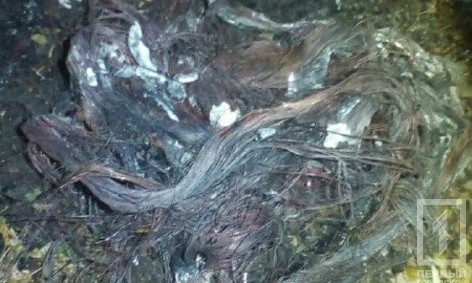 Криворожанин пытался сжечь украденный кабель