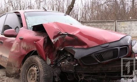 Криворожанин на чужом автомобиле "Lanos" попал в аварию