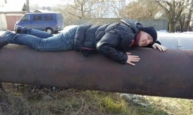 В Кривом Роге тепловики "надумали" утеплять трубы в 20-градусный мороз