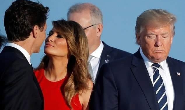 Объявит войну? Реакцию Трампа на поцелуй жены с Трюдо надо видеть!