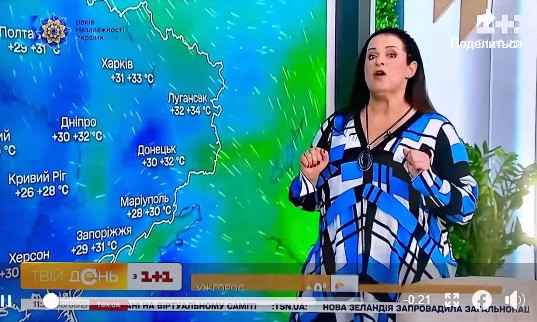 Телеведущая Руслана Писанка оконфузилась в эфире (ВИДЕО)