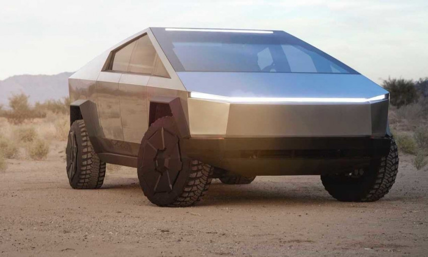 В одном из городсков заметили подделку Tesla Cybertruck (ФОТО)