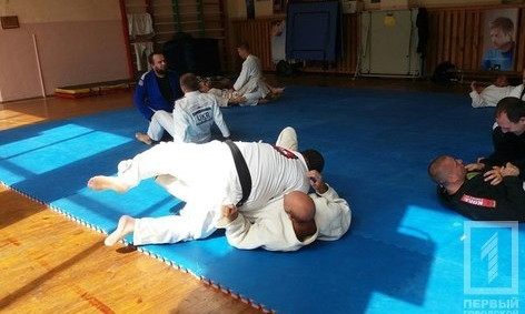 В Кривом Роге спортсмены из США провели мастер-клас по бразильскому джиу-джитсу