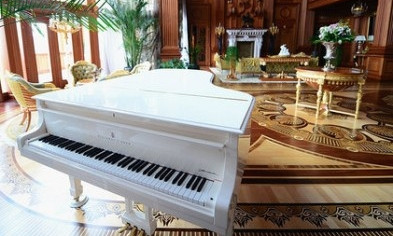 Владимир Зеленский сыграл на белом рояле Януковича