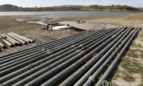 Опубликованы фотоснимки, подтверждающие катастрофу с нехваткой воды в Крыму