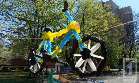Велогонки для самых маленьких криворожан