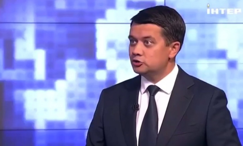 Дмитрий Разумков раскритиковал политику президента по санкциям СНБО (ВИДЕО)