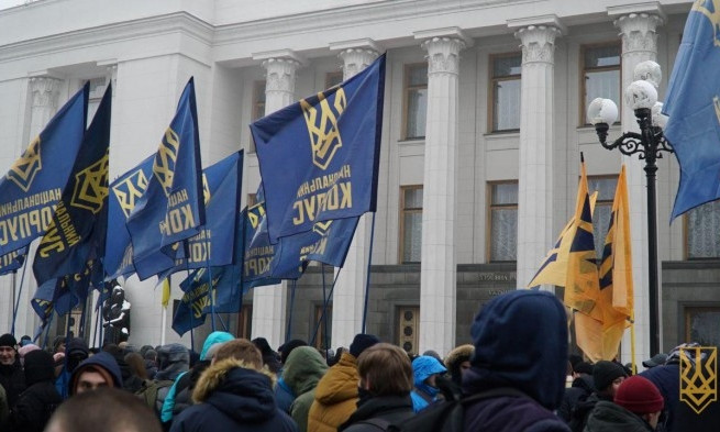 Націоналісти вийшли під Верховну Раду