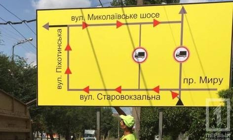По улице Толстого в Кривом Роге временно перекроют движение транспорта, - схема