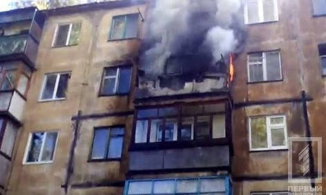 Квартира погорельцев осталась без балкона