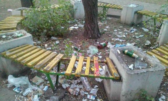 Фотофакт: ужасная реальность криворожского парка