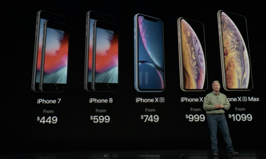 iPhone ХS, ХS Max и Xr. В Apple показали новые смартфоны и назвали их цену