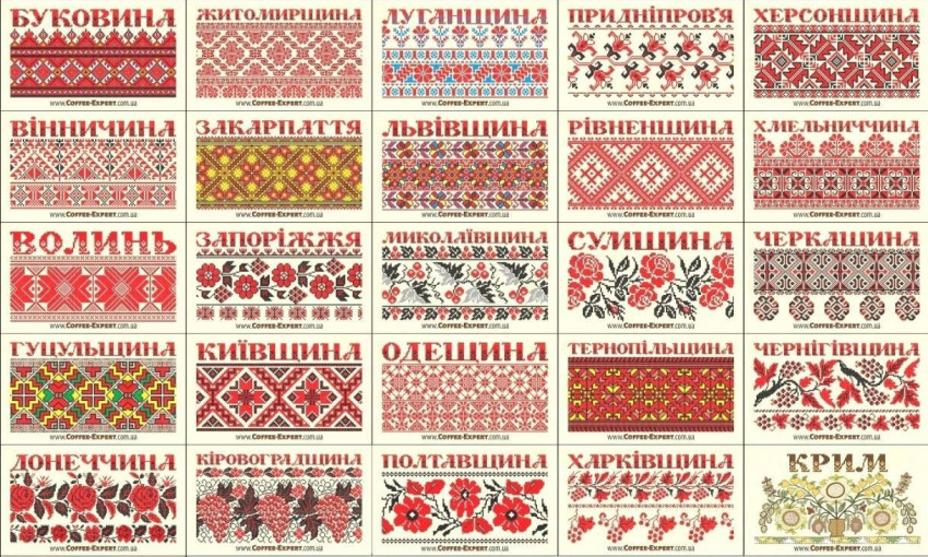 Вышиванковый атлас Украины: каковы особенности узора в каждом регионе