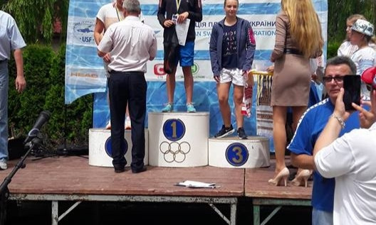 Криворожанка выборола "золото" на Чемпионате Украины по плаванью в Ивано-Франковске