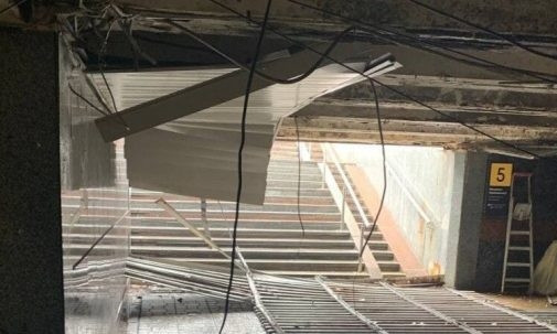 В подземном переходе на Майдане Независимости обвалился потолок – подробности инцидента