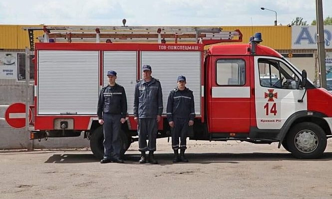 На Волгоградской в Кривом Роге горел дом