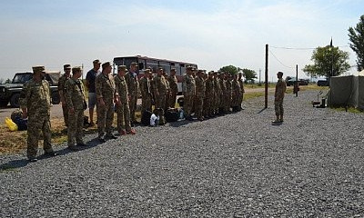 На полигоне в Кривом Роге стартовали учения по территориальной обороне