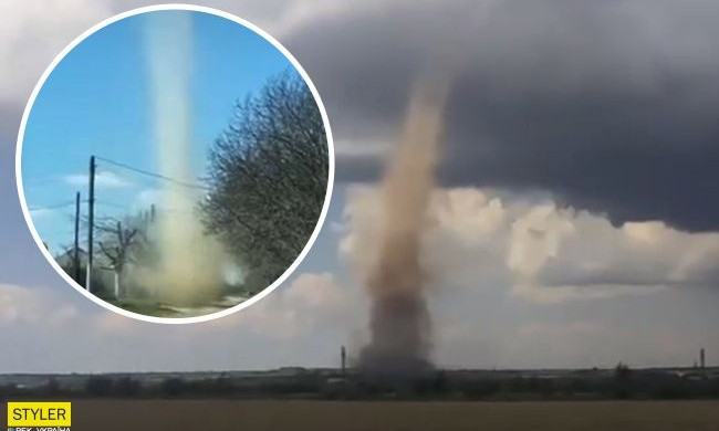 В Украине внезапно пронесся смерч: очевидцы засняли стихию (ВИДЕО)