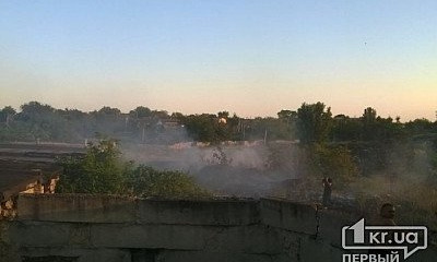 В Кривом Роге огонь уничтожил мусор