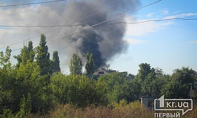 В Кривом Роге подожгли два гектара сухой травы