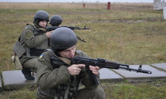 Нацгвардейцы Кривого Рога учились выполнять боевые задачи