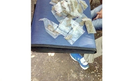 Патрульные Кривого Рога задержали мужчину с марихуанной