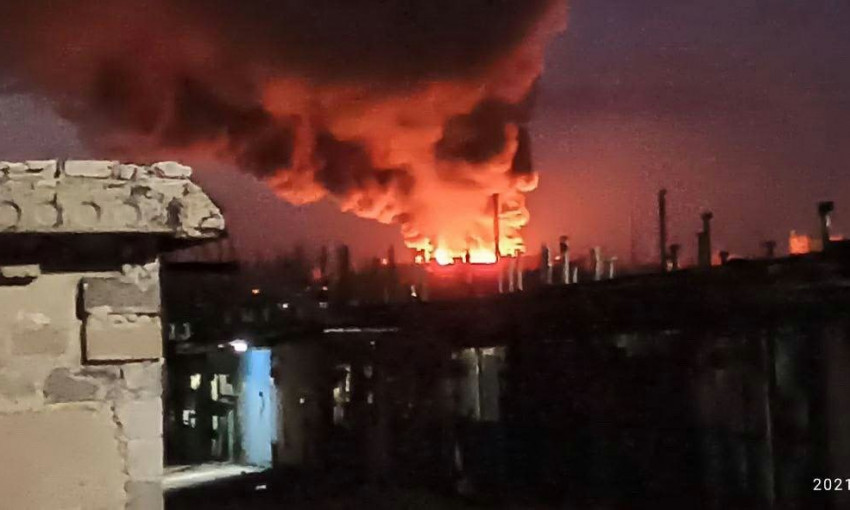 В оккупированном Донецке полыхал мясокомбинат (ФОТО)