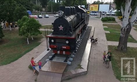 Паровоз на вокзале Кривой Рог-Главный попал в базу Google Maps 