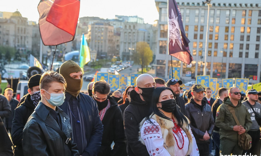 На участника марша в честь дивизии "Галичина" составили протокол: депутата возмутила квалификация нарушения