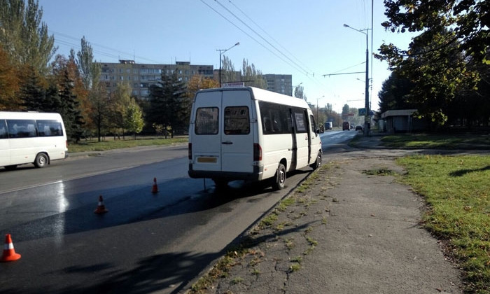 ДТП в Кривом Роге - пассажирка маршрутки в больнице