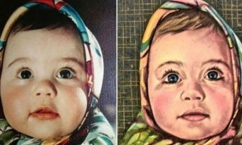 История девочки с шоколадной обертки