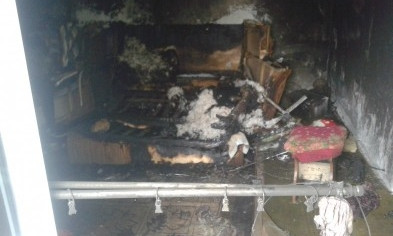 В Криворожском районе заживо сгорел мужчина 