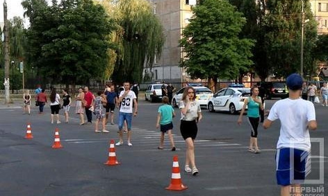 Жители общежития в Кривом Роге вышли на протест
