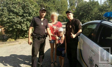 Патрульные Кривого Рога нашли 6-летнего мальчика, который ушел от матери