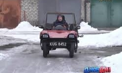 Чудо-авто: два криворожанина своими руками сконструировали уникальный автомобиль