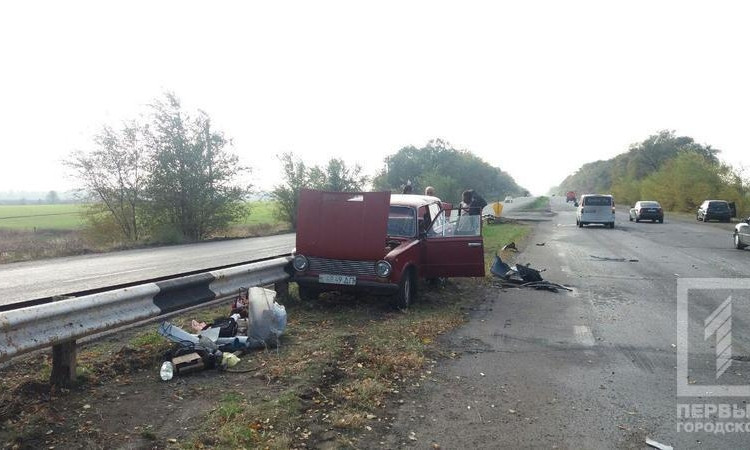 В ДТП под Кривым Рогом пострадала пенсионерка