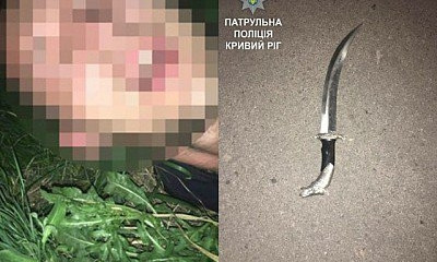 В Кривом Роге мужчина с саблей угрожал убить полицейских