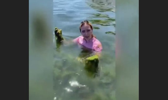 В Одессе к берегу прибило море тины (ВИДЕО) 