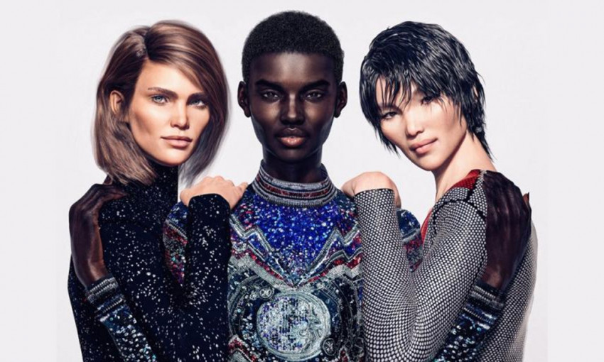 Balmain представил своих новых супермоделей.