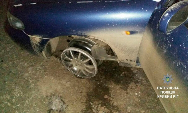 В Кривом Роге пьяный участник АТО совершил ДТП