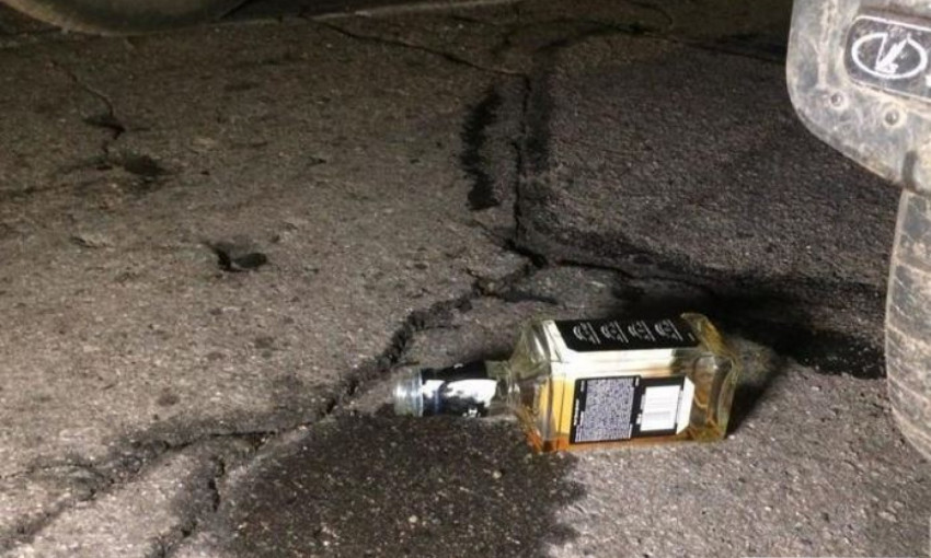 Пьяный водитель врезался в автобус